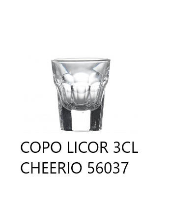 Copo Licor 3Cl Cheerio 56037-Mc96                           