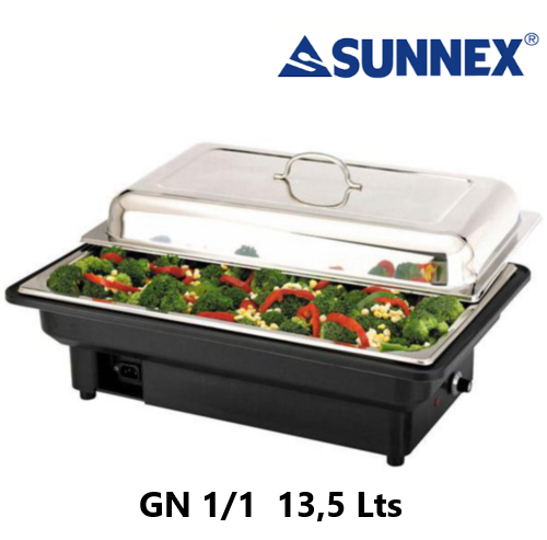Chafing Electrico Gn.1/1  13,5L Tampa Inox Sunnex           