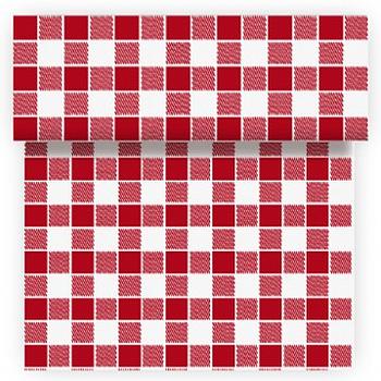 Tete A Tete Vichy Quadrado Vermelho/Branco 40X240Cm         