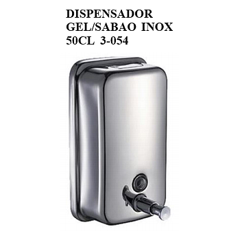 Dispensador Gel/Sabao Inox 50Cl 3-054                       