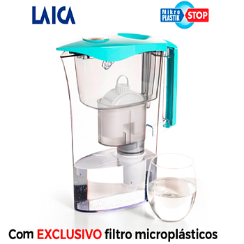 Jarro Agua+3 Filtros Biflux+1 Microplasticos Laica          