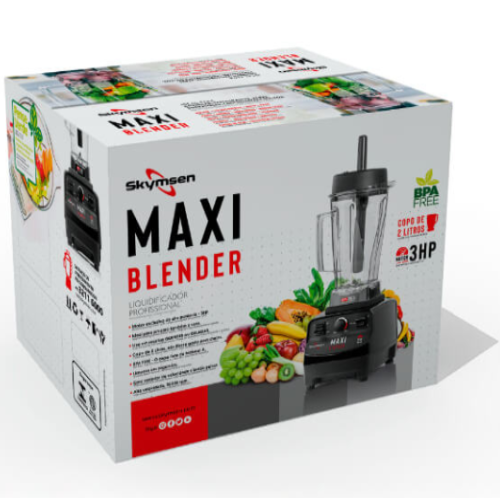 Liquidificador Maxi Blender Bm2 2Lt 38000 Rpm Skymsen       