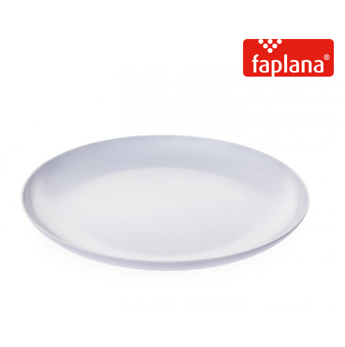 Prato Melamina 36 Cm Branco  Ref.108  (Faplana)             