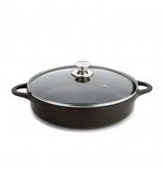Caçarola Baixa Tampa Vidro 20Cm T/Calor 4134/25 Valira      