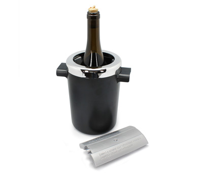 Frape Refrigerado Preto/Cromado 19 Cm  (Lizotel)            