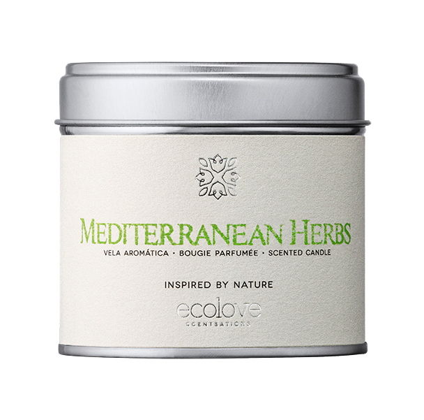 Vela Aromatica Ecolove -Mediterranean Herbs-  Lata 175 Gr   