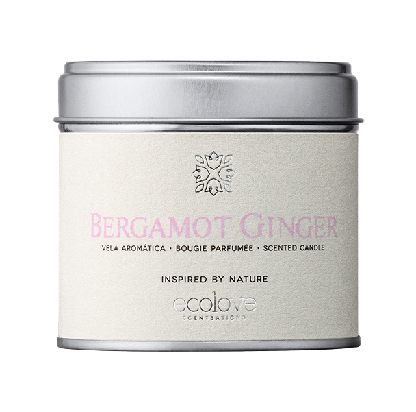 Vela Aromatica Ecolove -Bergamot Ginger-  Lata 175 Gr       