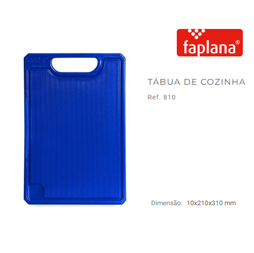 Tabua Cozinha 215X310Mm Azul Ref.810 (Faplana)              