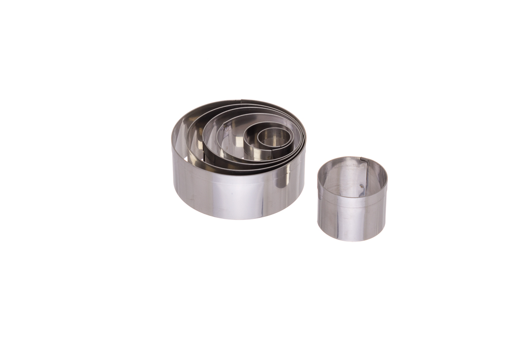 Conjunto 7 Cortadores Massa Redondo Inox Lz                 