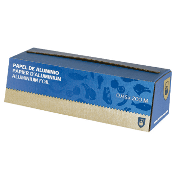 Rolo De Aluminio Com Dispensador 200 Mts 45 Cm Gp           
