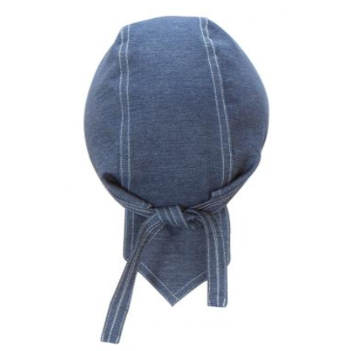 Touca Pirata Denim C/Tiras Denim Tamanho-Unico              