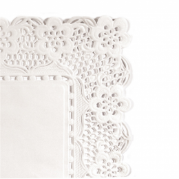 Naperon Retangular 30X18 Cm Branco  (250 Unid.)             