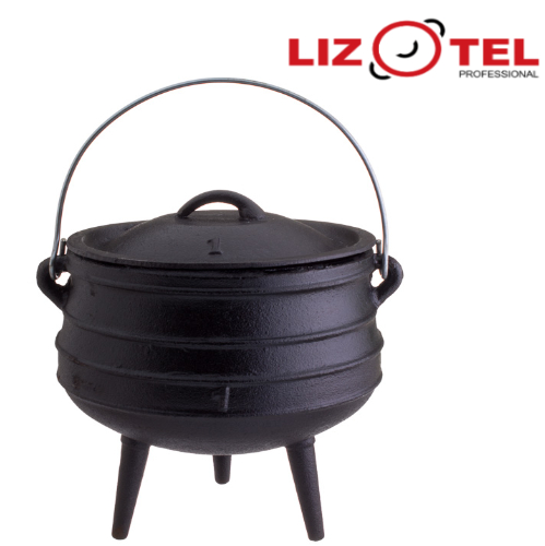 Panela C/3 Pes Em Ferro Fundido 3Lts Diametro 20Cm          