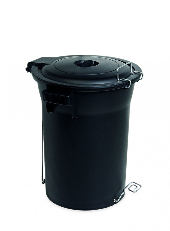 Balde 52 Lts C/Pedal Preto Ref.785 Faplana                  