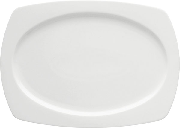 Prato Rectangular Malvarosa 37X27Cm Porvasal                