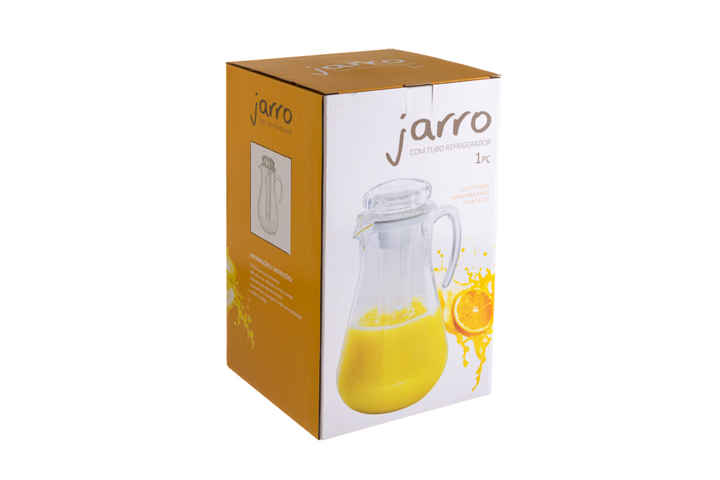 Jarro Acrilico 3Lts C/Tubo Refrigerador                     
