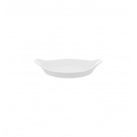 P B B23B Travessa Gratin Oval 28Cm Branco Tr V.A.           