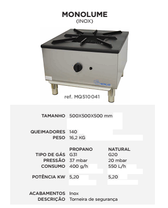 Trempe Monolume 1/140 Turbo Inox 500X500X500Mm Menlar       