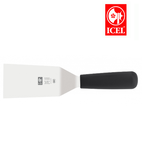 Espatula Curva 16Cm 541.6025.16 Cabo Preto Icel             