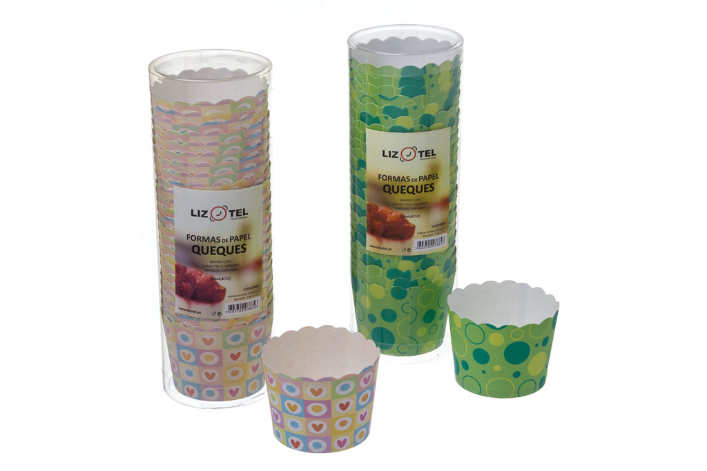 Forma Papel P/Queques D.6X4,8 Cm 25 Unid.                   