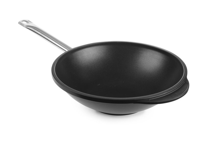 Wok Aluminio 320X100Mm C/Pega Inox Hendi                    