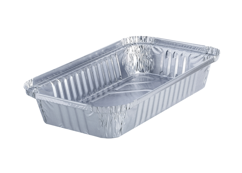 Forma Aluminio  C/Tampa P487 18,7X9,5X3,3Cm 100 Unid.       