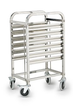 Carro Para Conteiners Gastronorm 38X55X100 Cm Inox          