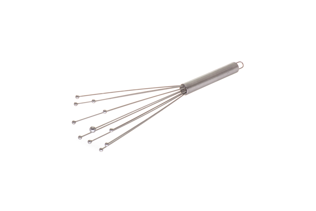 Vara Batedora C/ 10 Pontas Inox 30Cm                        