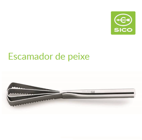 Escamador De Peixe Inox 26Cm (Sico)                         