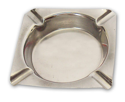 Cinzeiro Inox 11X11 Cm                                      