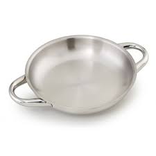 Frigideira Inox C/2 Asas 20X4,5Cm                           