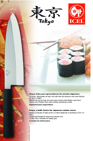 Faca Sushi Deba Linha Tokyo 261.Tk10.18 Icel                