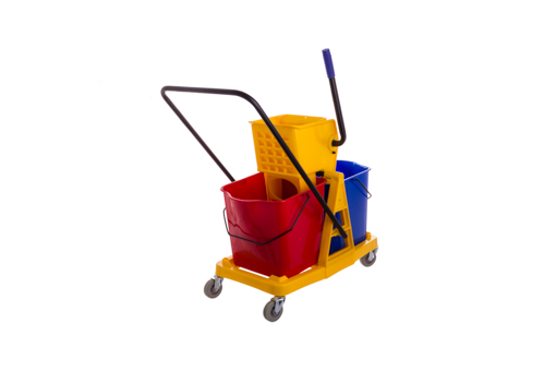 Carro De Limpeza Linha Profissional 2X 25 Lts (Lz)          
