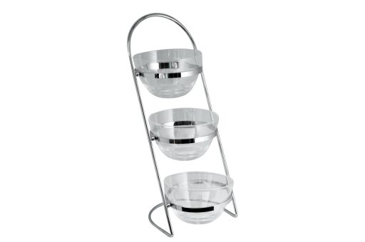 Conjunto Suporte C/3 Saladeiras D.14Cm                      
