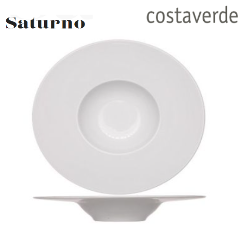 Prato Fundo 25Cm Saturno Branco Costa Verde                 