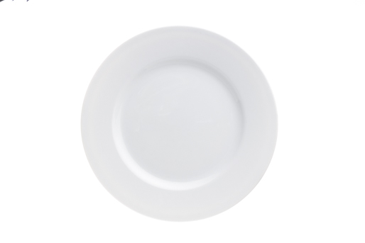 Prato Nº3 19Cm Aba Larga Servotel Porcelana Branca          