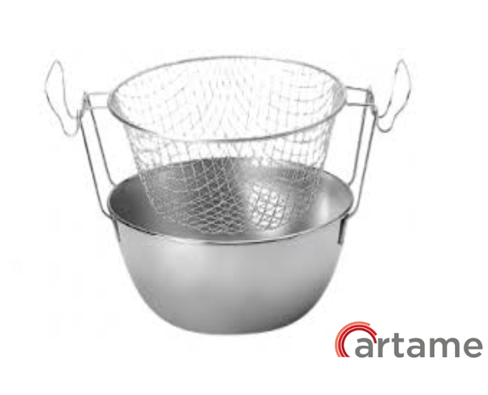 Fritadeira C/Cesto Inox 18/10 Aisi 304 233/30 2.8Lt. Artame 