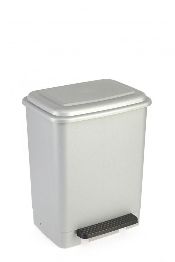 Balde 26 Lts C/Tampa  Cinza Ref.796 Fp                      