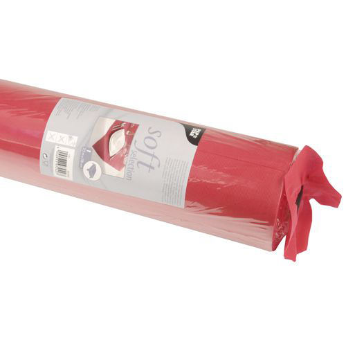 Rolo Toalha Tipo Tecido Soft Sel. 25Mt 1,18Mt Vermelho      