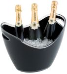 Balde Gelo Gondola Preto Pc 35.27.26Cm (Lizotel)            