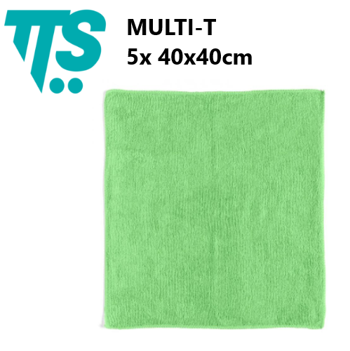 Pano Multi-T Microfibras (5 De 40X40Cm) Verde               