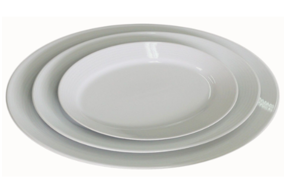 Travessa Oval Nº6 36Cm Iri Porcelana Branca                 