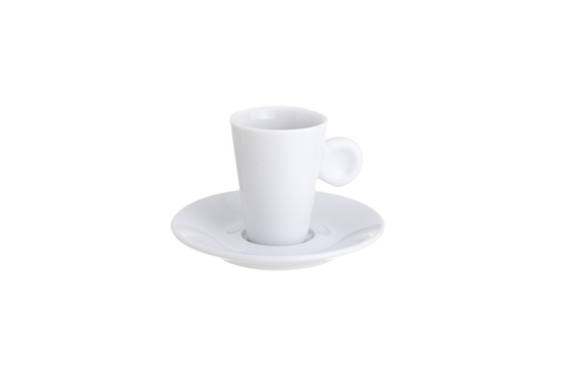 Chavena De Cafe Porcelana B.Asa Redonda Maçiça              
