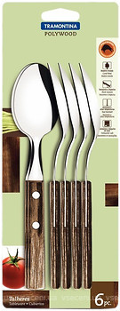 Conjunto 6 Colheres Polywood 21103/670 Tramontina           