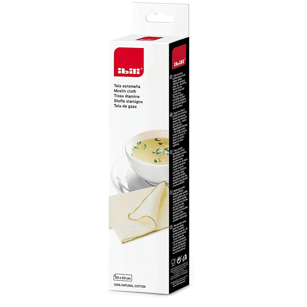 Pano Estamine Gaze Filtrar Molhos 50X50Cm 746450 Ibili      