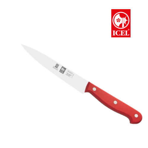 Faca De Cozinha 15Cm Vermelha Technik  Icel                 