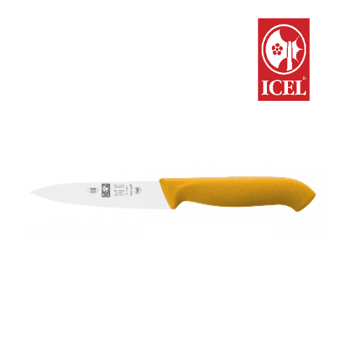 Faca P/Legumes Serrilha 10 Cm Cb/Amarelo 283.Hr63  (Icel)   