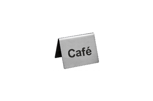 Placa Inox 62X55Mm  Café                                    