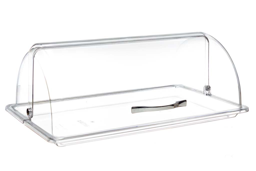 Vitrine Gn1/1 C/Tampa Basc. Policarbonato Alt.21Cm          