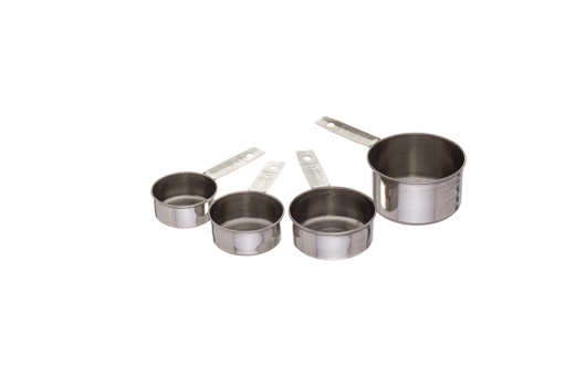 Conjunto De 4 Medidores Inox 60/80/125/250 Ml               